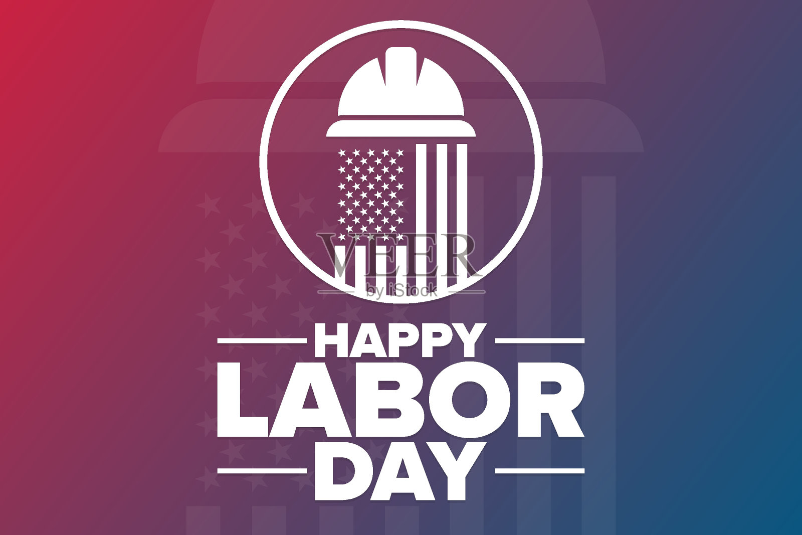 劳动节快乐。节日的概念。模板背景,横幅,卡片,与文字铭文海报。向量EPS10插图。设计模板素材