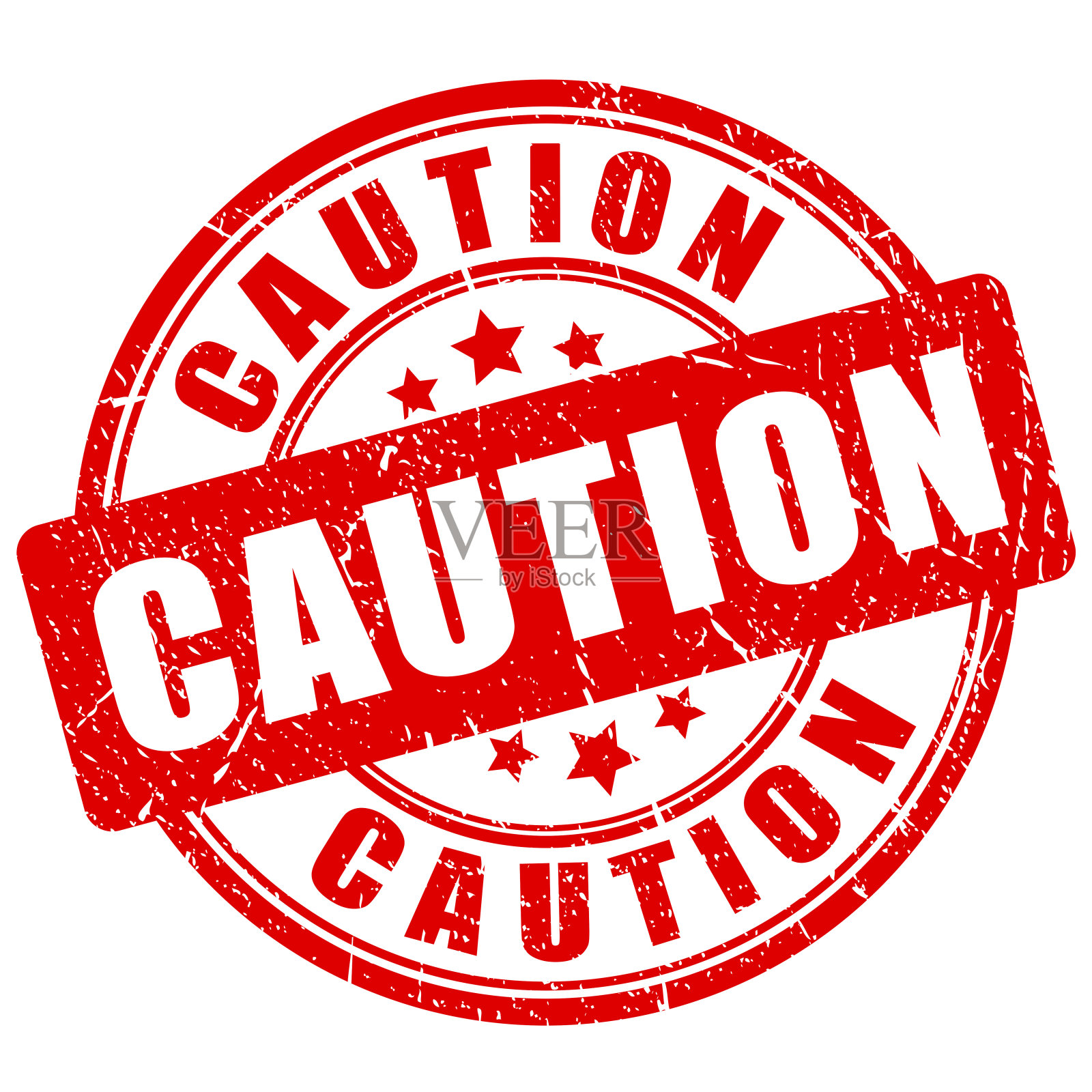 警告警告邮票设计元素图片