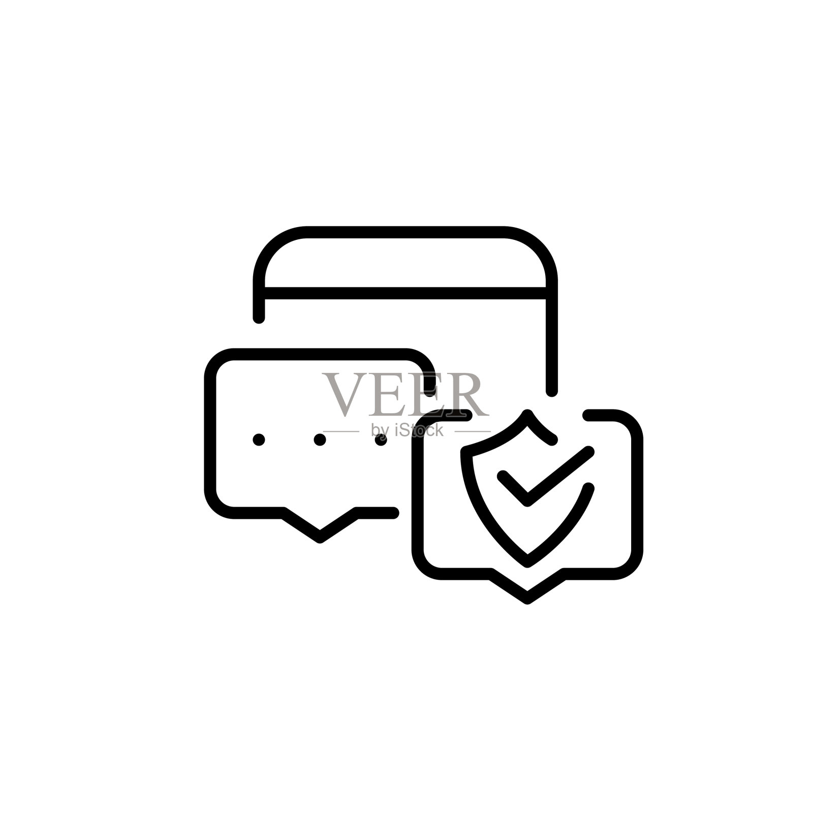 安全通过的信息在智能手机像素图标素材