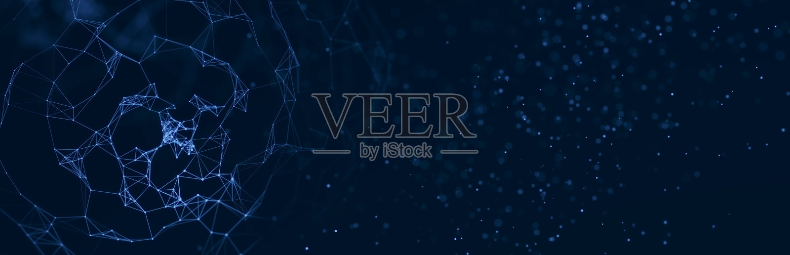 数字科技背景:互联的点线抽象结构,大数据3D渲染照片摄影图片