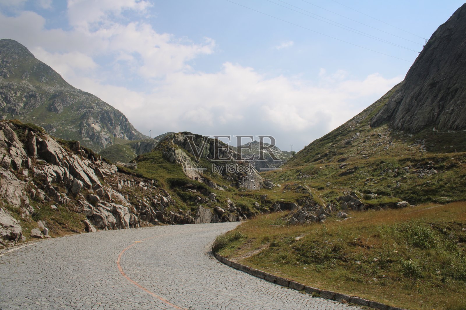 俯瞰老特雷莫拉路照片摄影图片