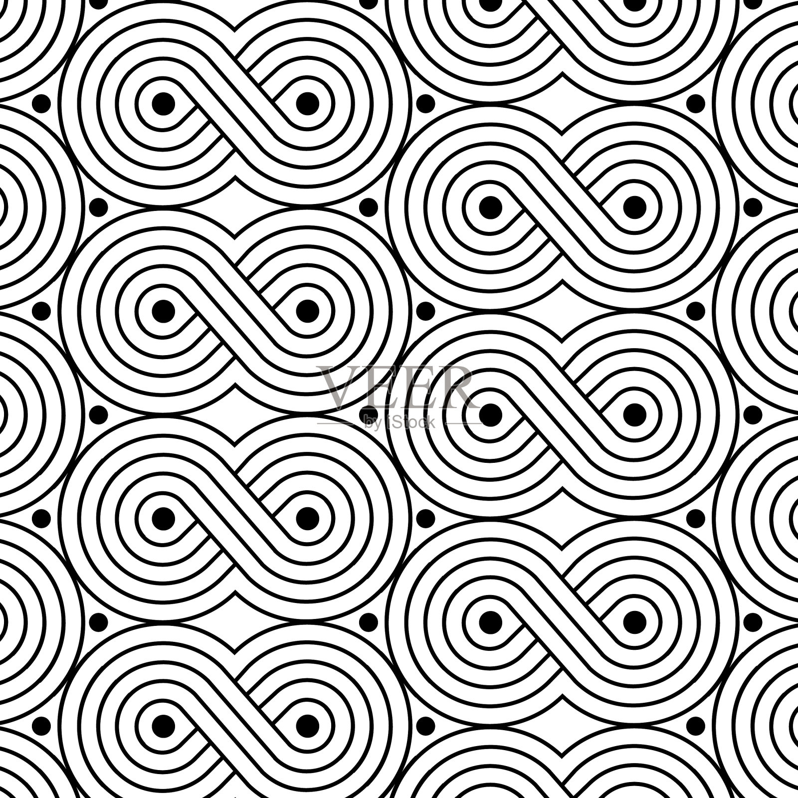 几何图案插画图片素材