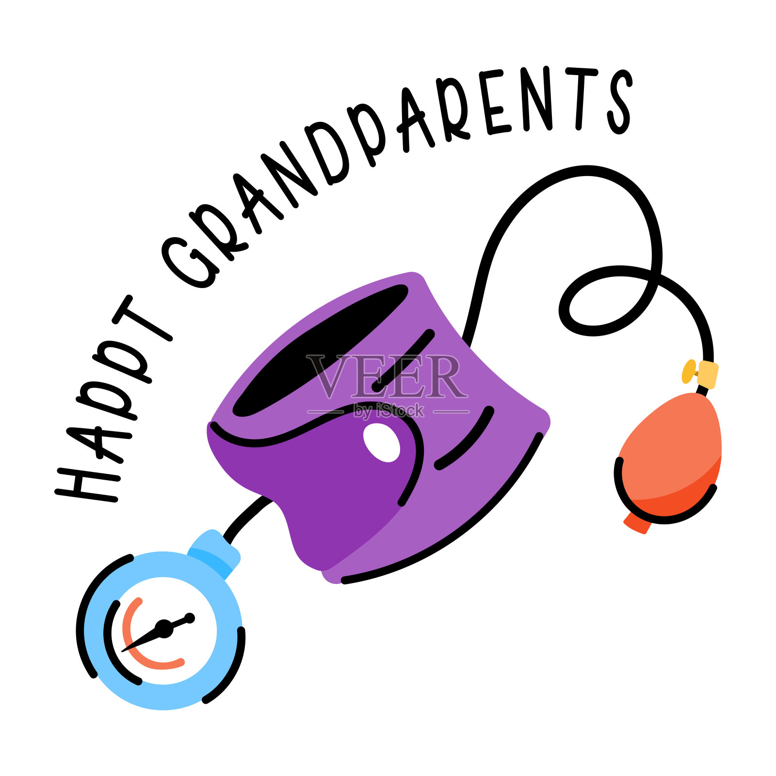 BP算子插画图片素材