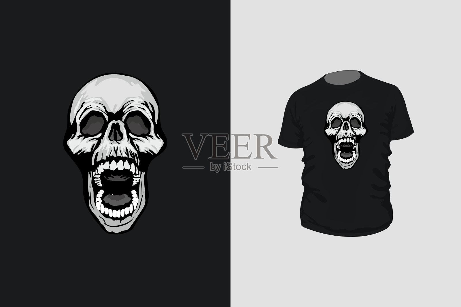 创意t恤设计艺术插画图片素材