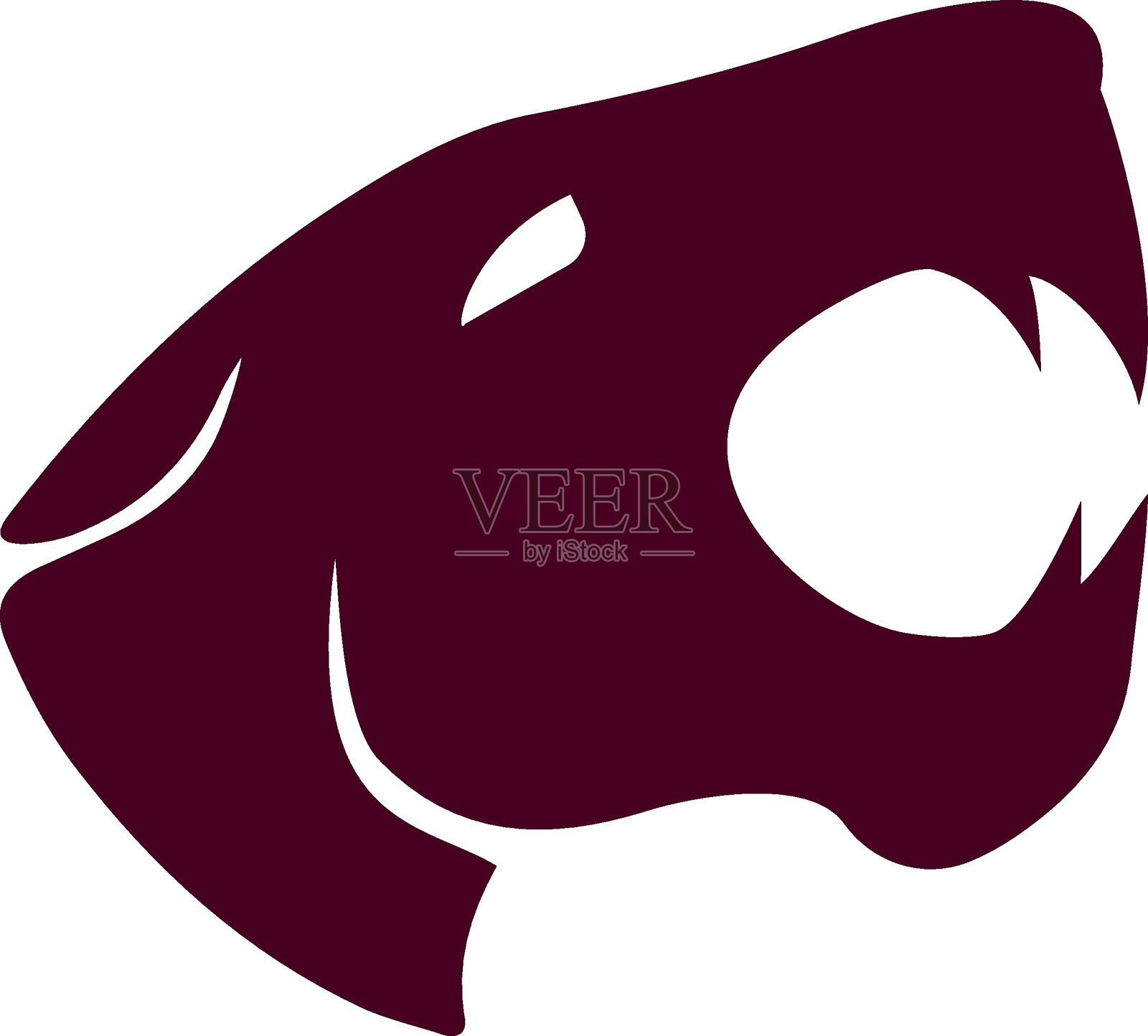 老虎。掠夺性的野生动物。插画图片素材