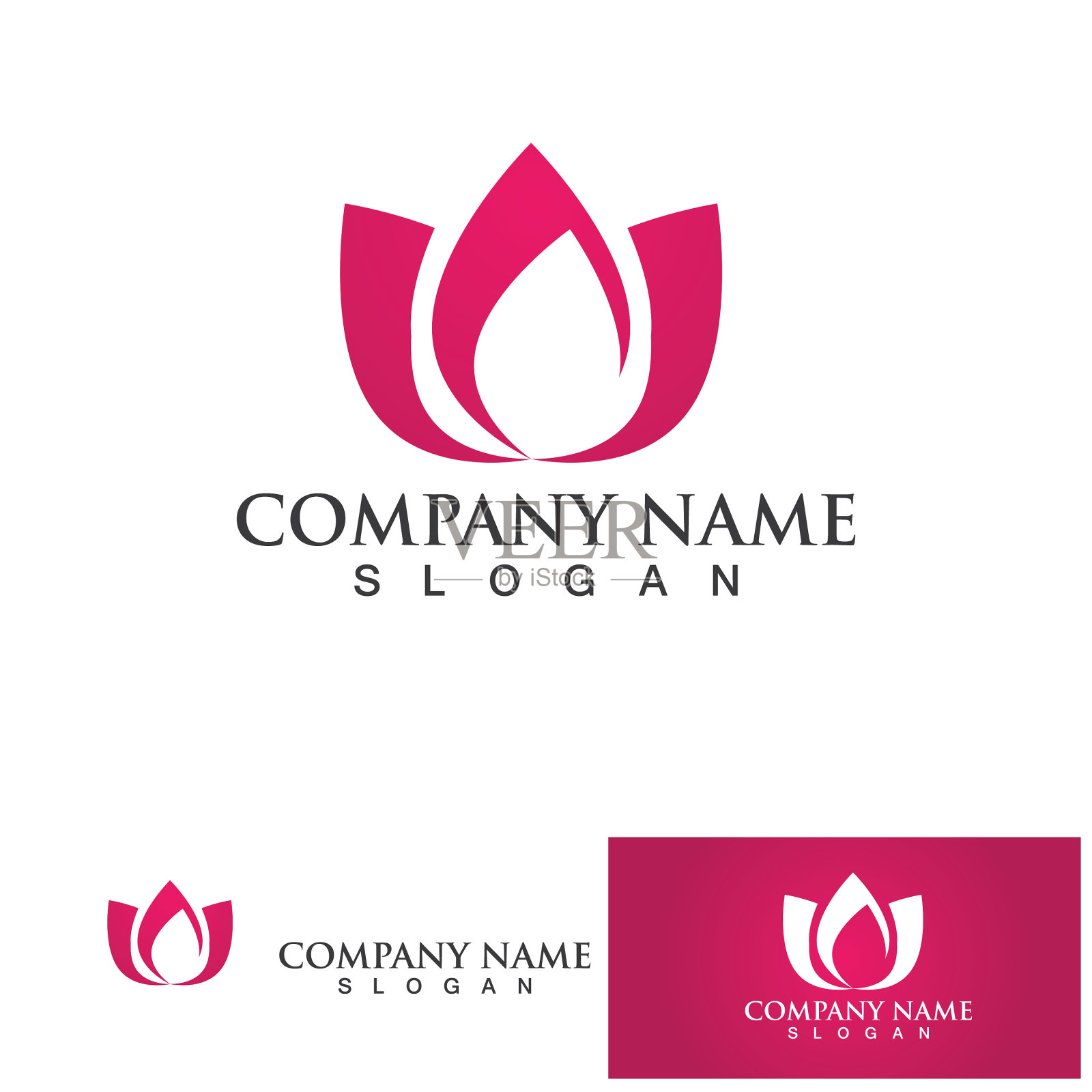 莲花设计水疗瑜伽班酒店和插画图片素材