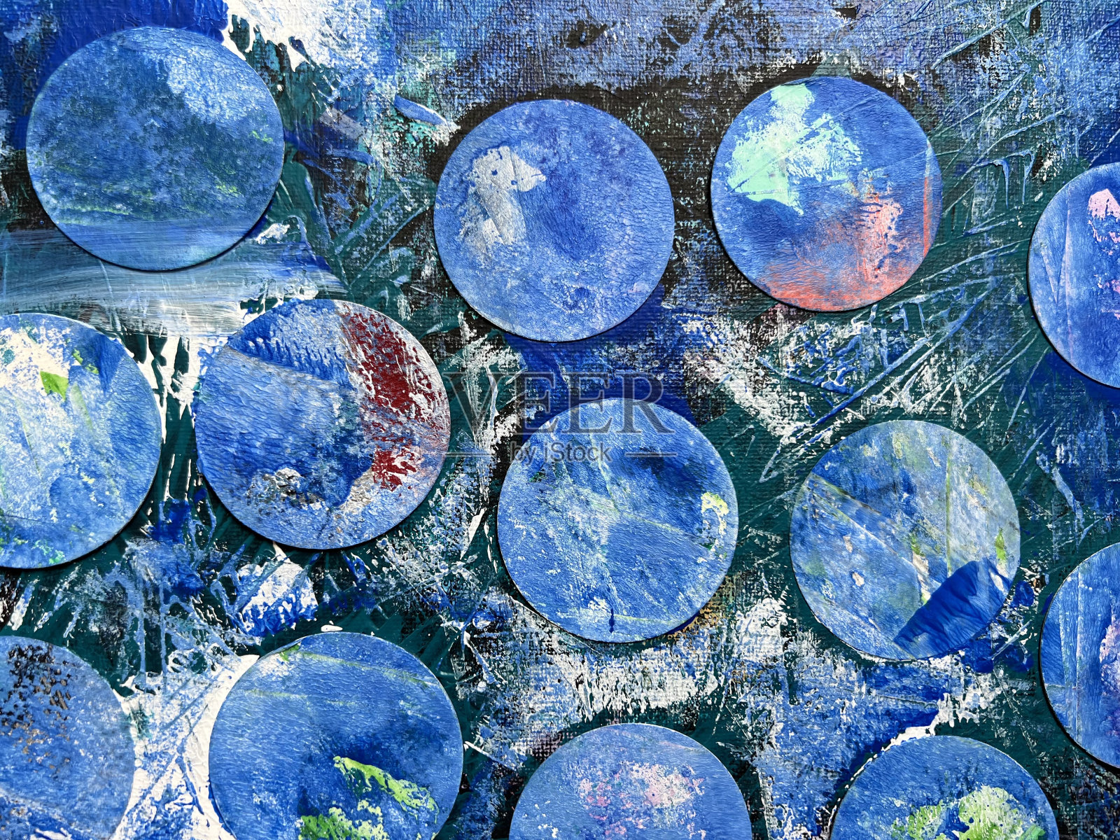 混合媒体抽象拼贴照片摄影图片