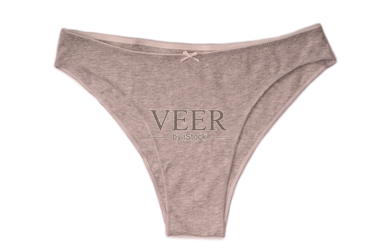 妇女棉内裤孤立在白色背景。照片摄影图片