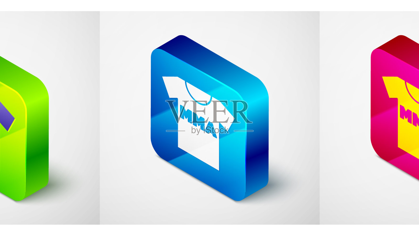 印有搏击俱乐部综合格斗图标的等长t恤插画图片素材