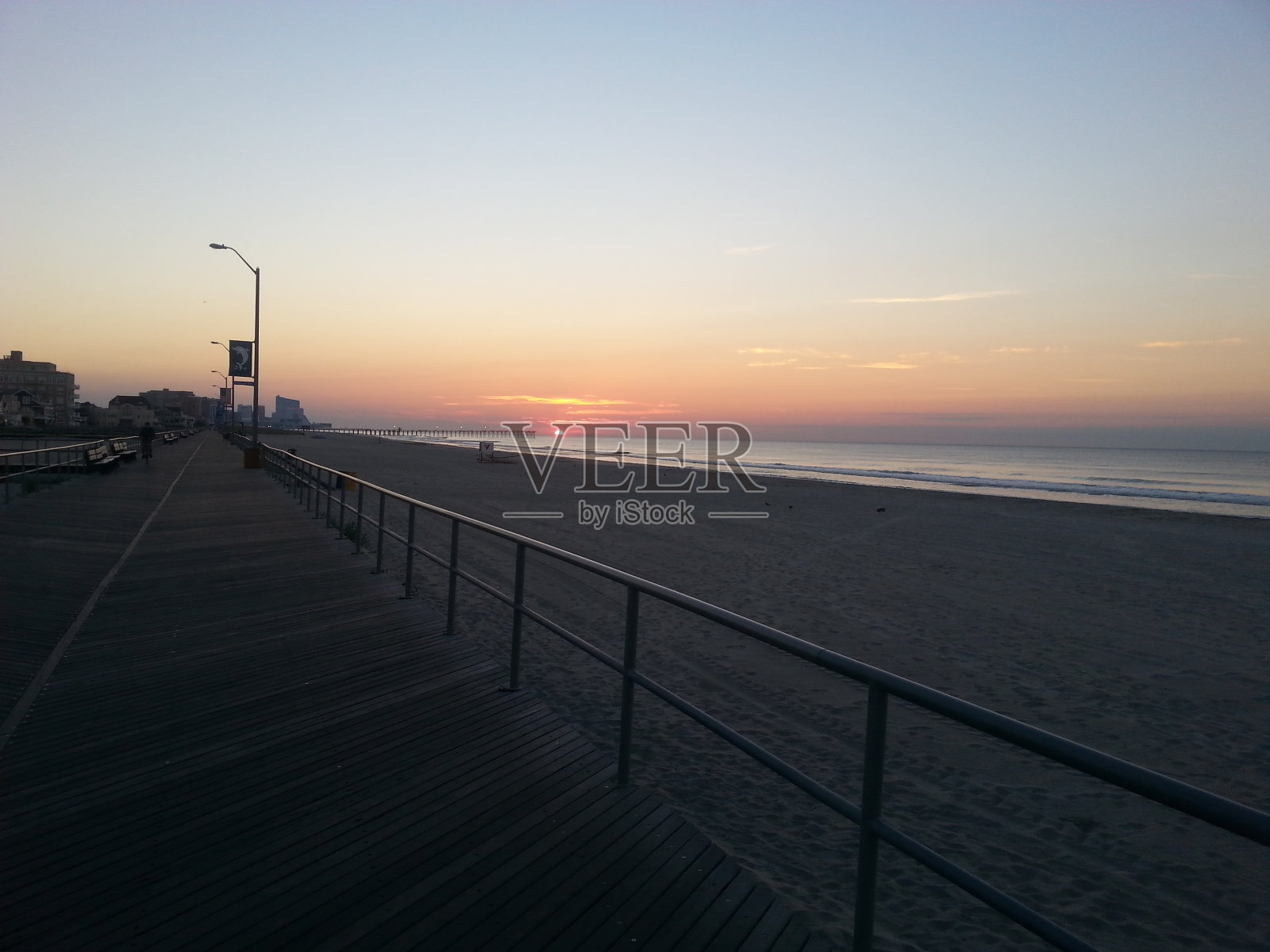 新泽西州文特诺的日出照片摄影图片