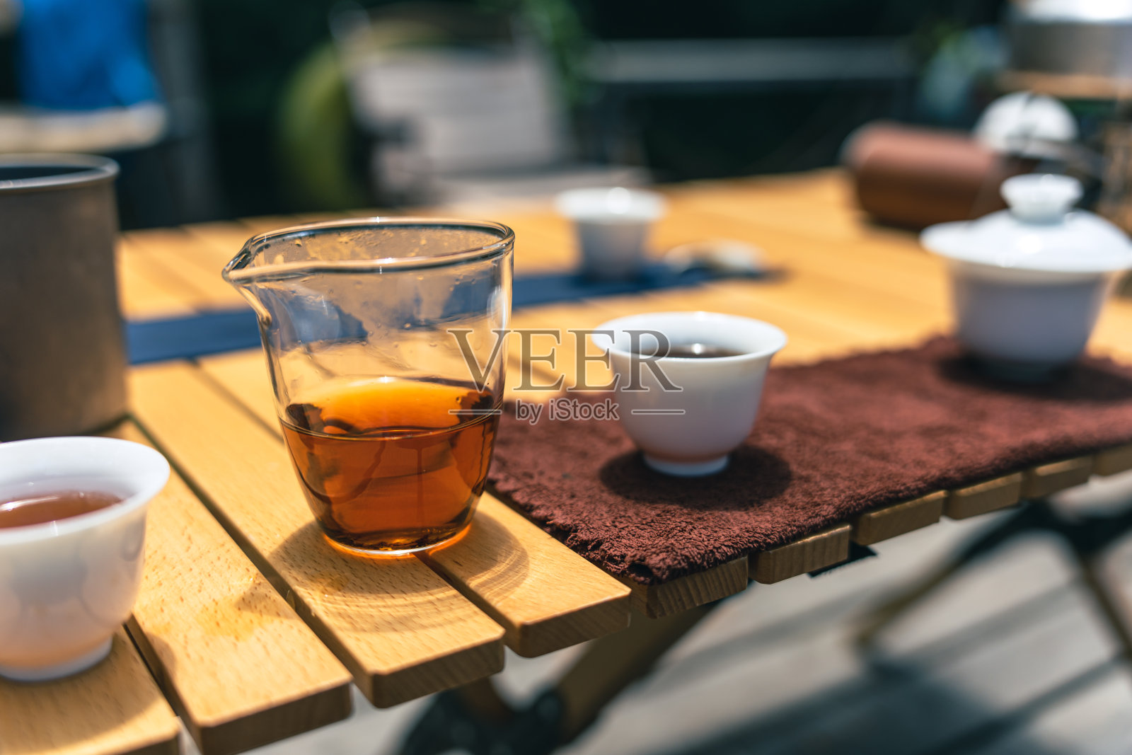 户外制茶工具照片摄影图片