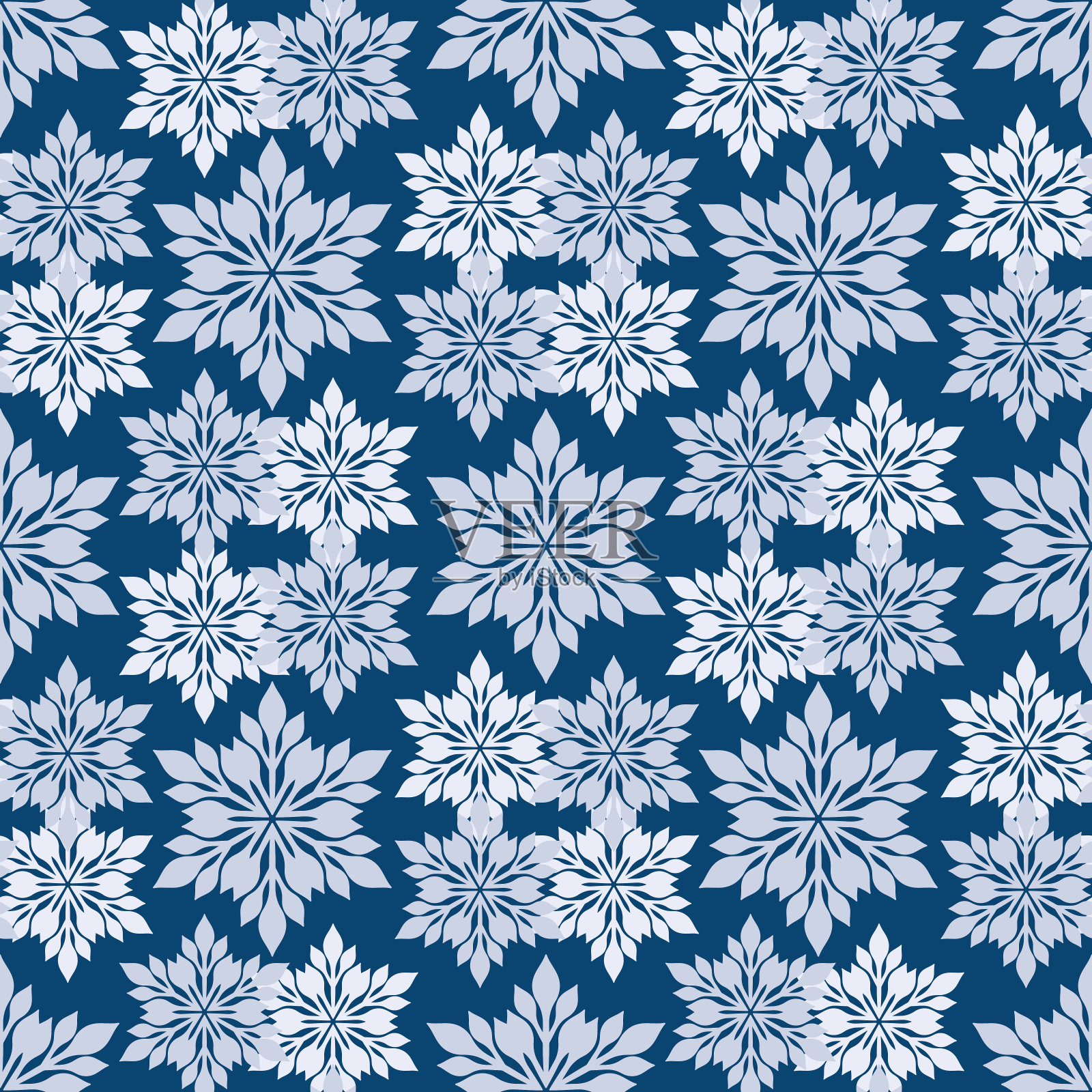 雪花无缝的背景插画图片素材