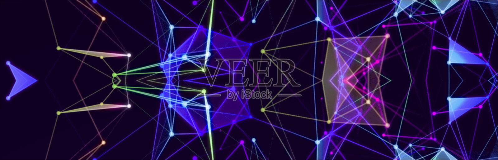 美丽的插图与连接的点和线。数字网络背景。背景介绍。3 d照片摄影图片