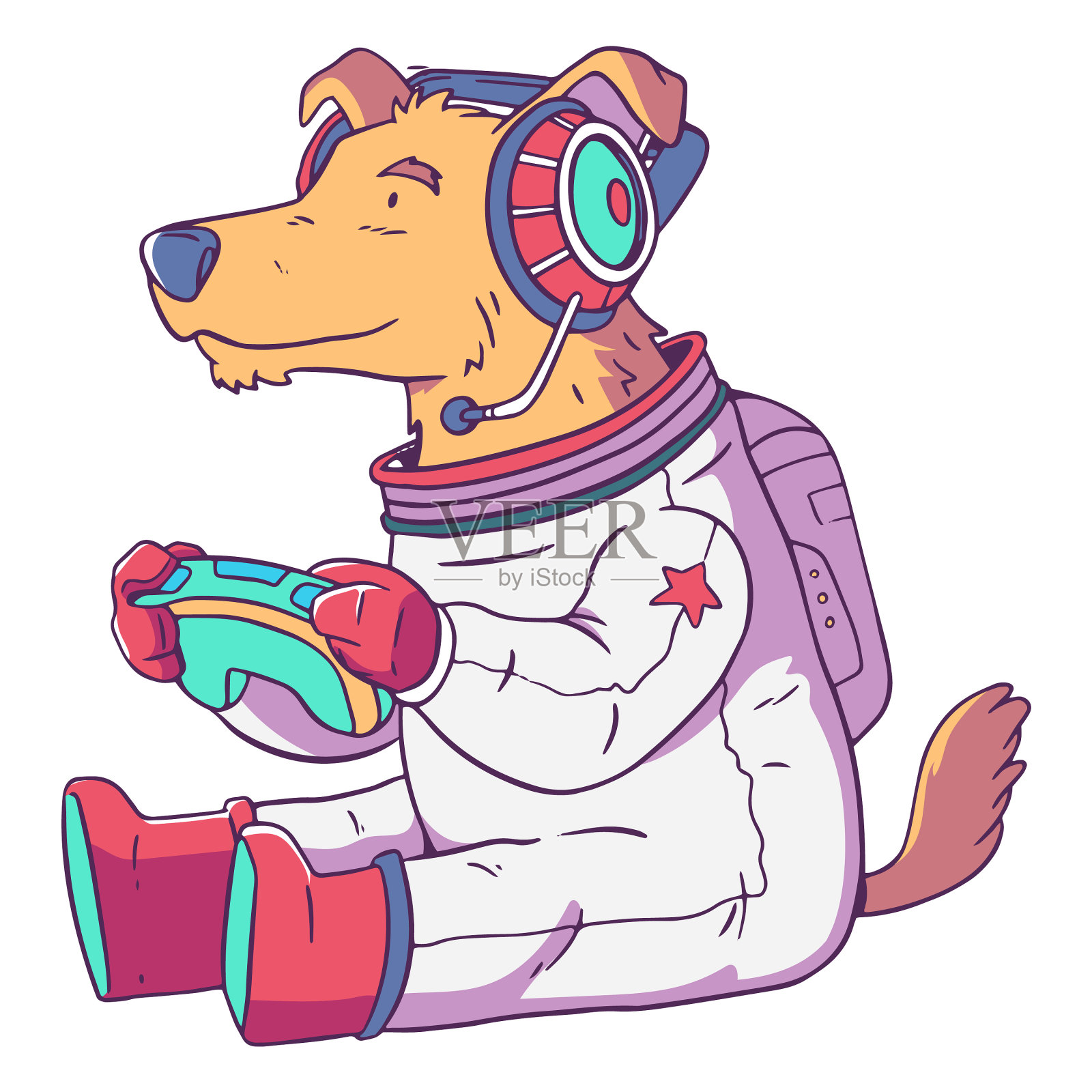 宠物狗宠物玩家性格品质高设计元素图片