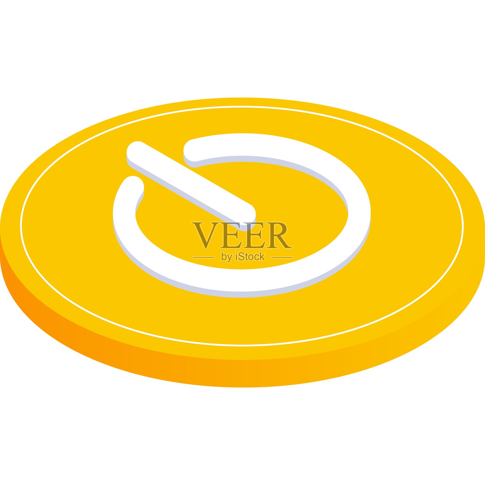 切换并启动3d矢量电源按钮图标图标素材