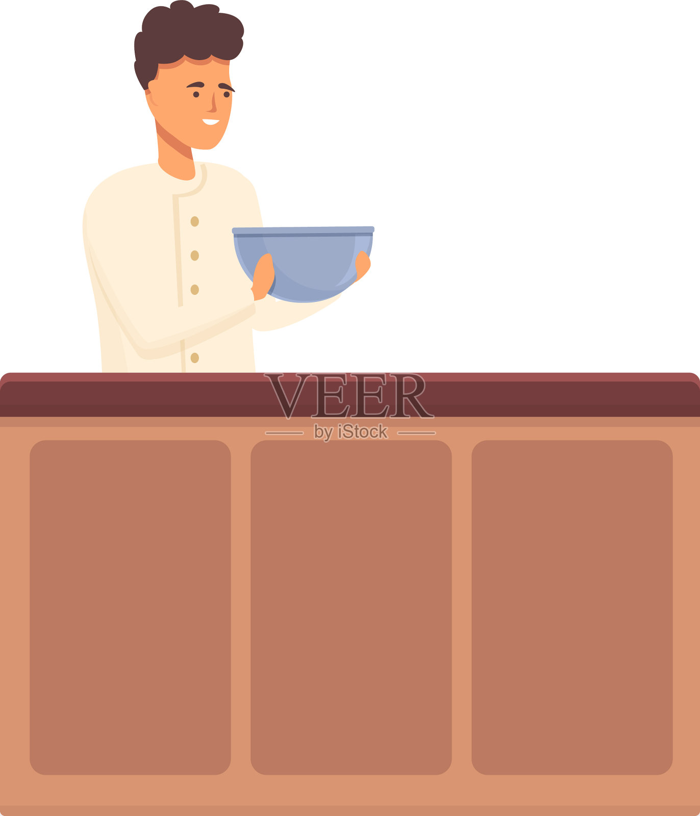 美食烹饪图标卡通烹饪食物设计元素图片