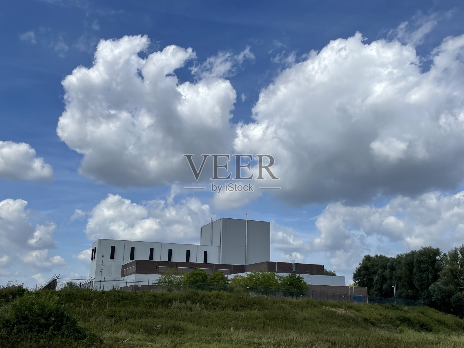 荷兰的多德沃德核电站照片摄影图片