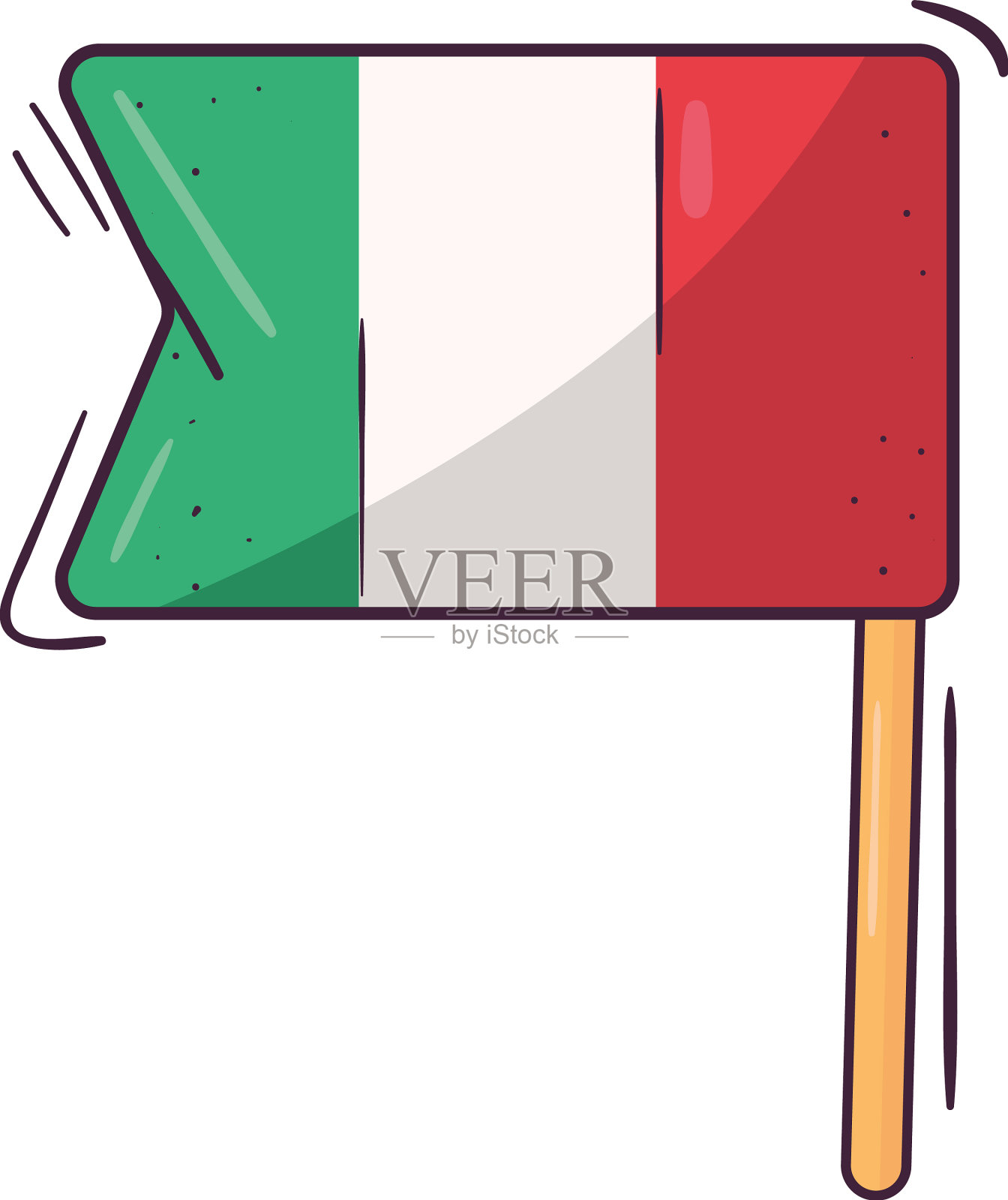 墨西哥国旗设计元素图片