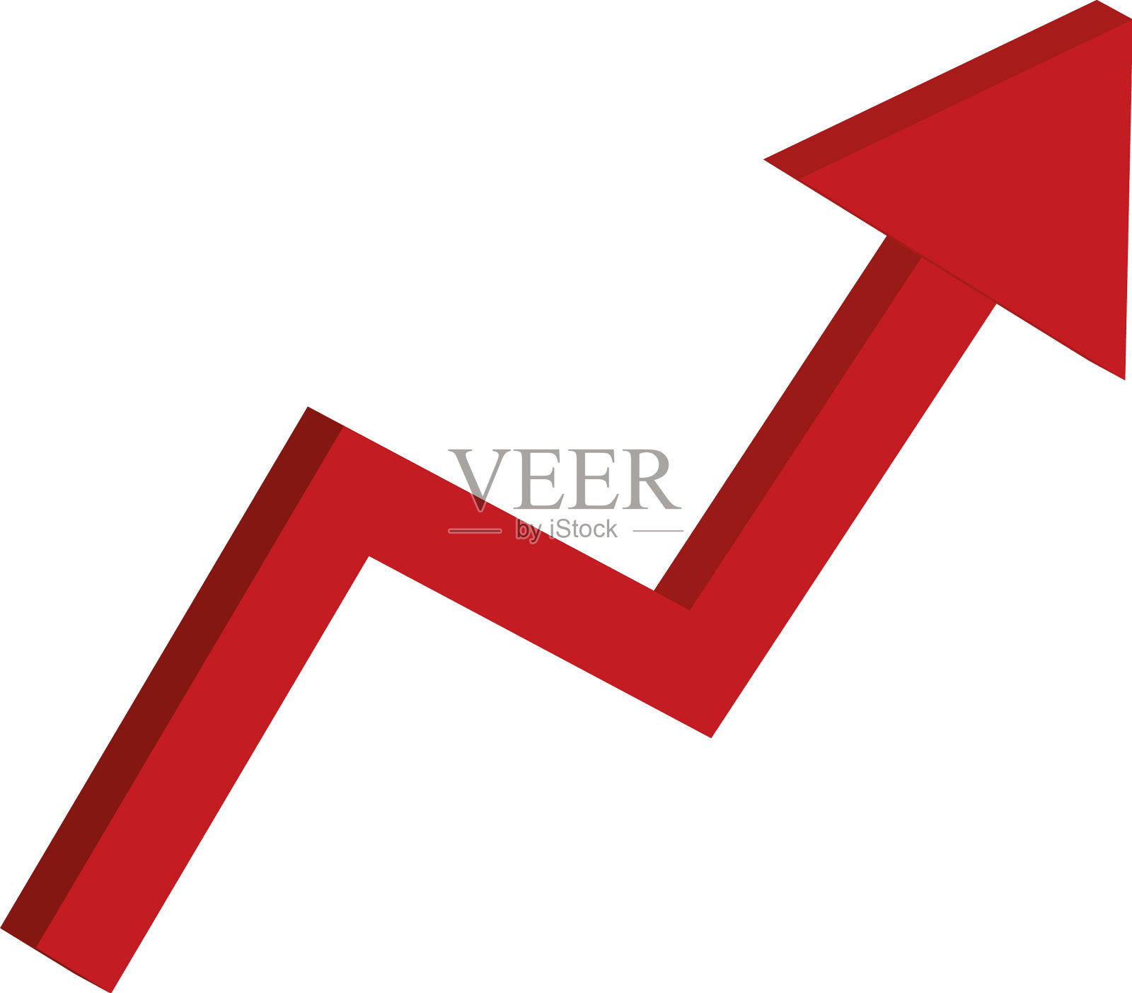 增长箭头图设计元素图片