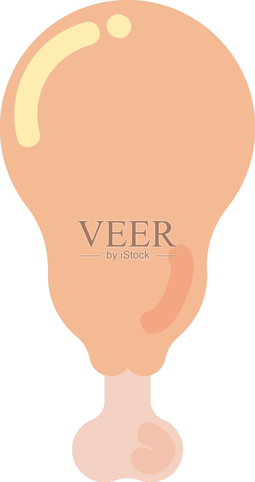 烤鸡腿设计元素图片