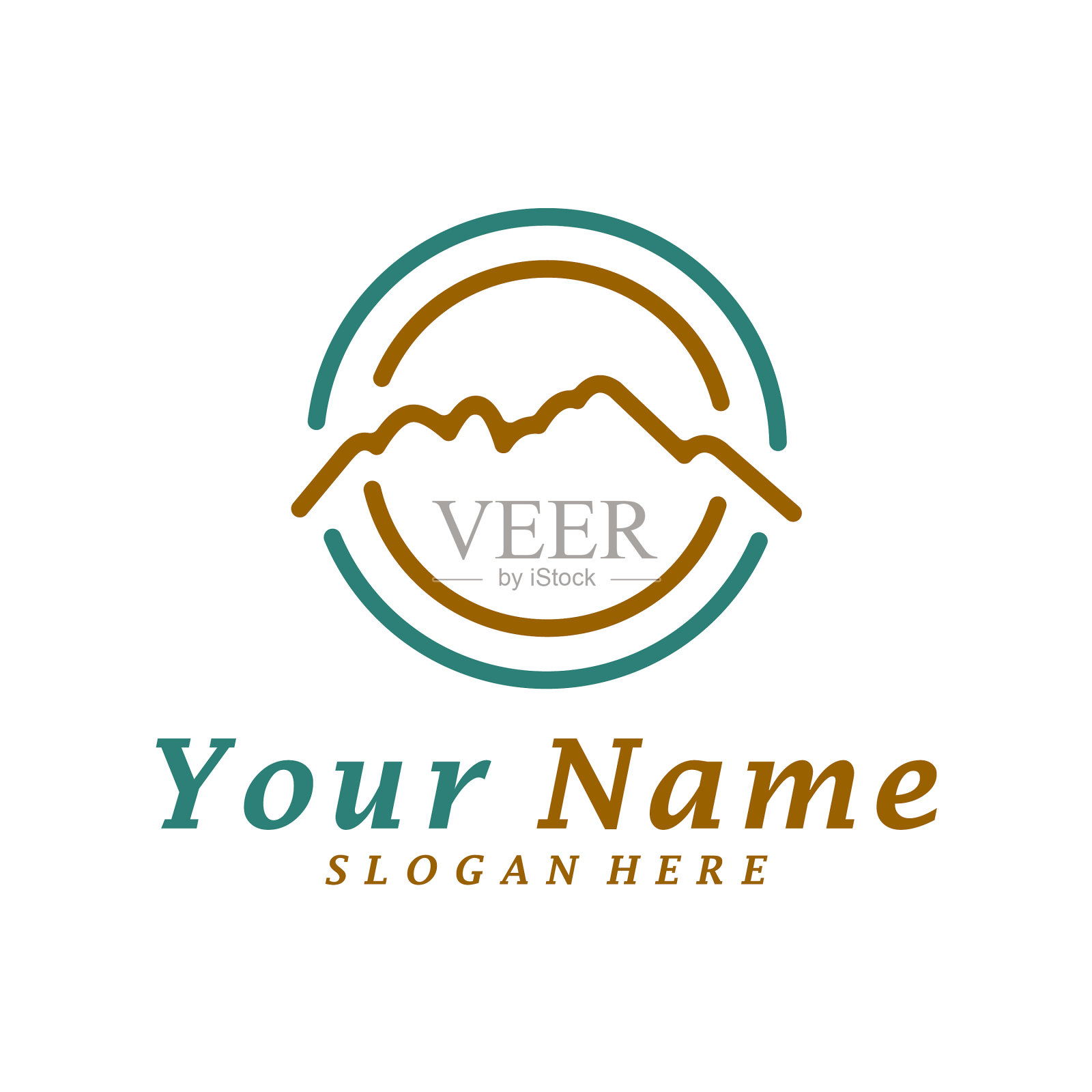 山标志设计模板山标志插画图片素材