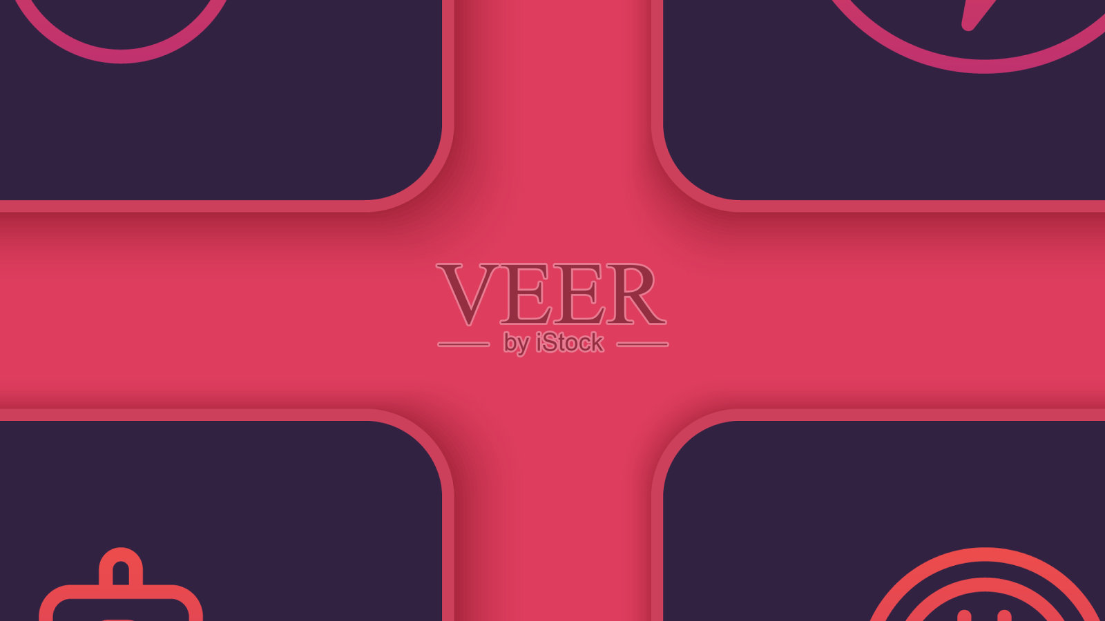 设置生态自然叶片电池充电停车场图标素材