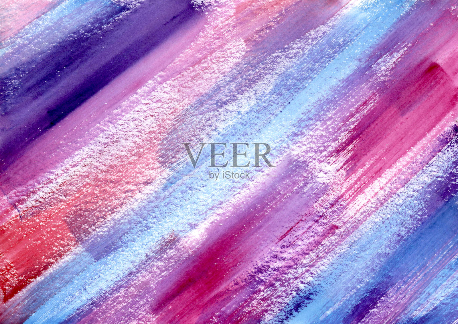 水彩画抽象背景。粉红色,蓝色和紫色斑点纹理。背景点的包装和网络插画图片素材