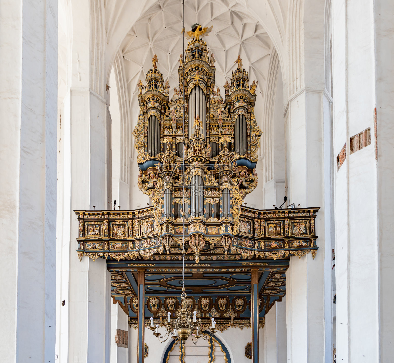 圣玛丽教堂内部照片摄影图片