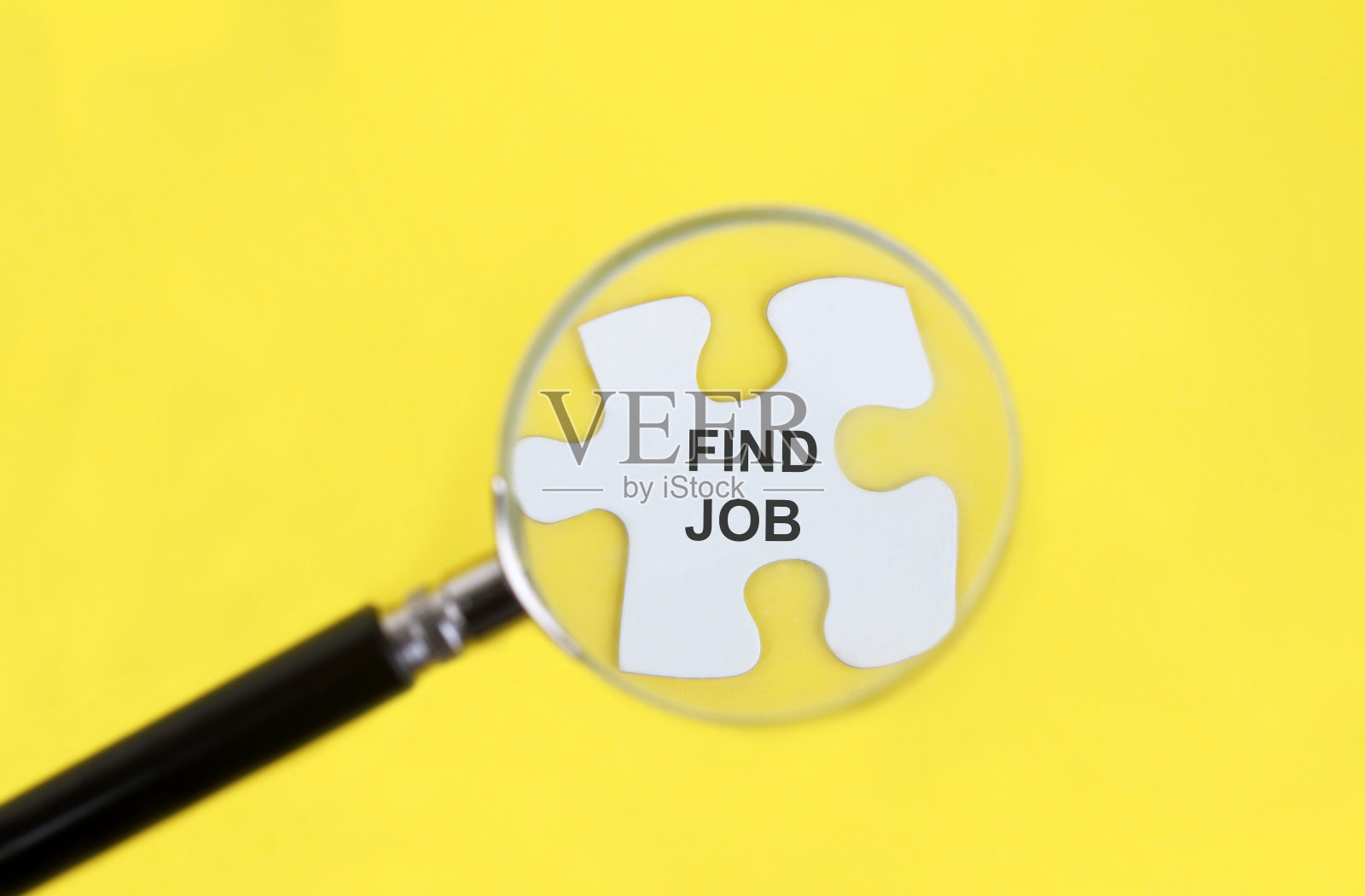 用迷惑和放大镜寻找工作理念照片摄影图片