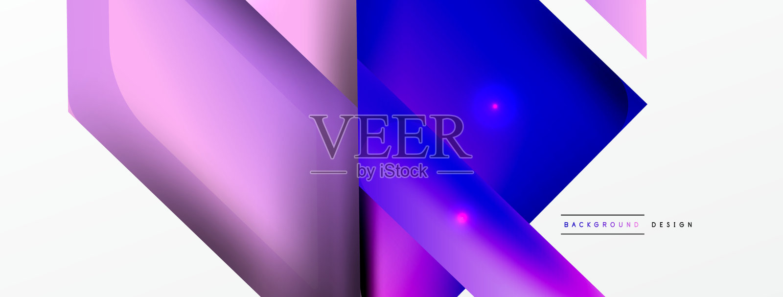 抽象背景简单的颜色几何形状插画图片素材