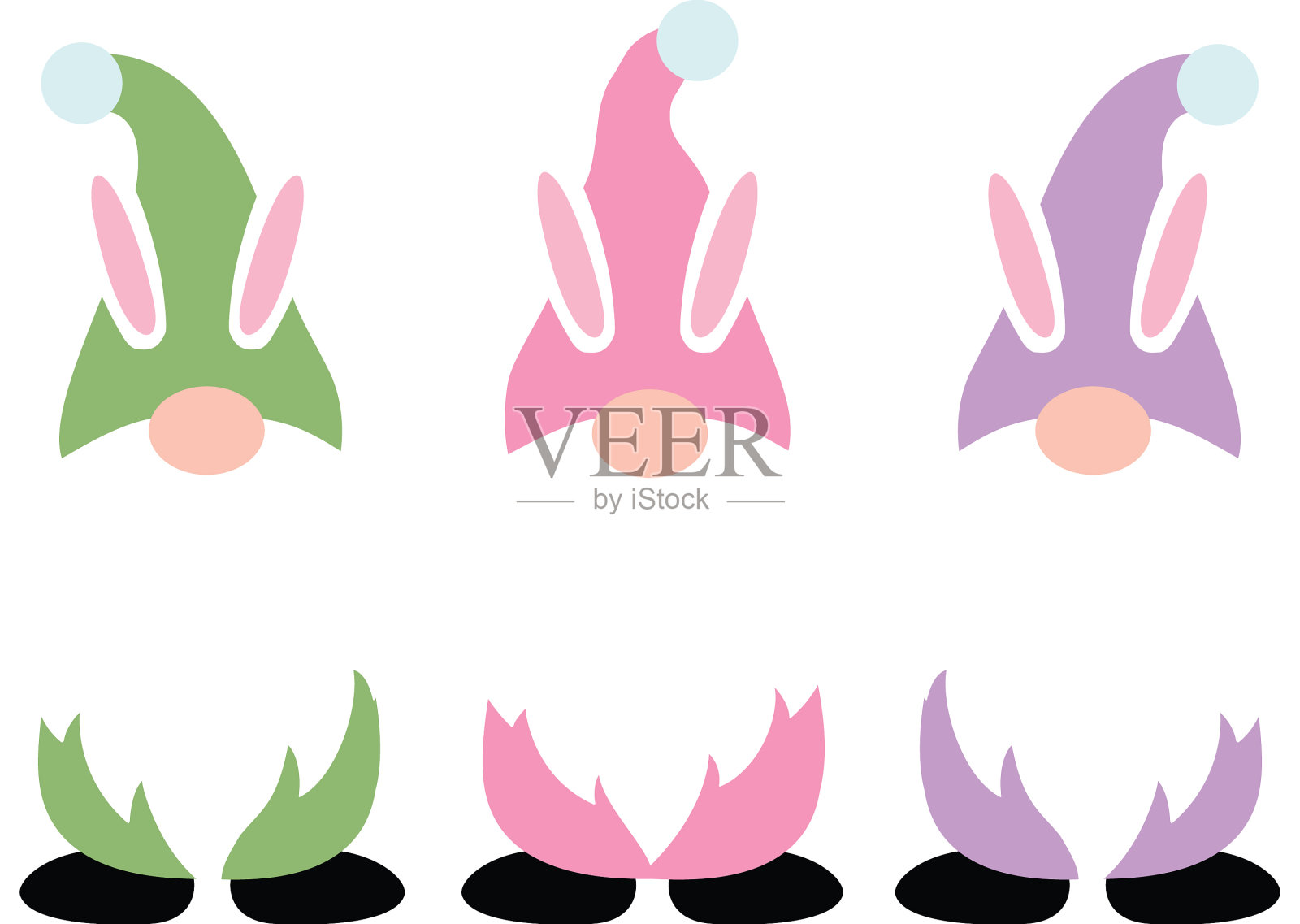 复活节gnome设计元素图片