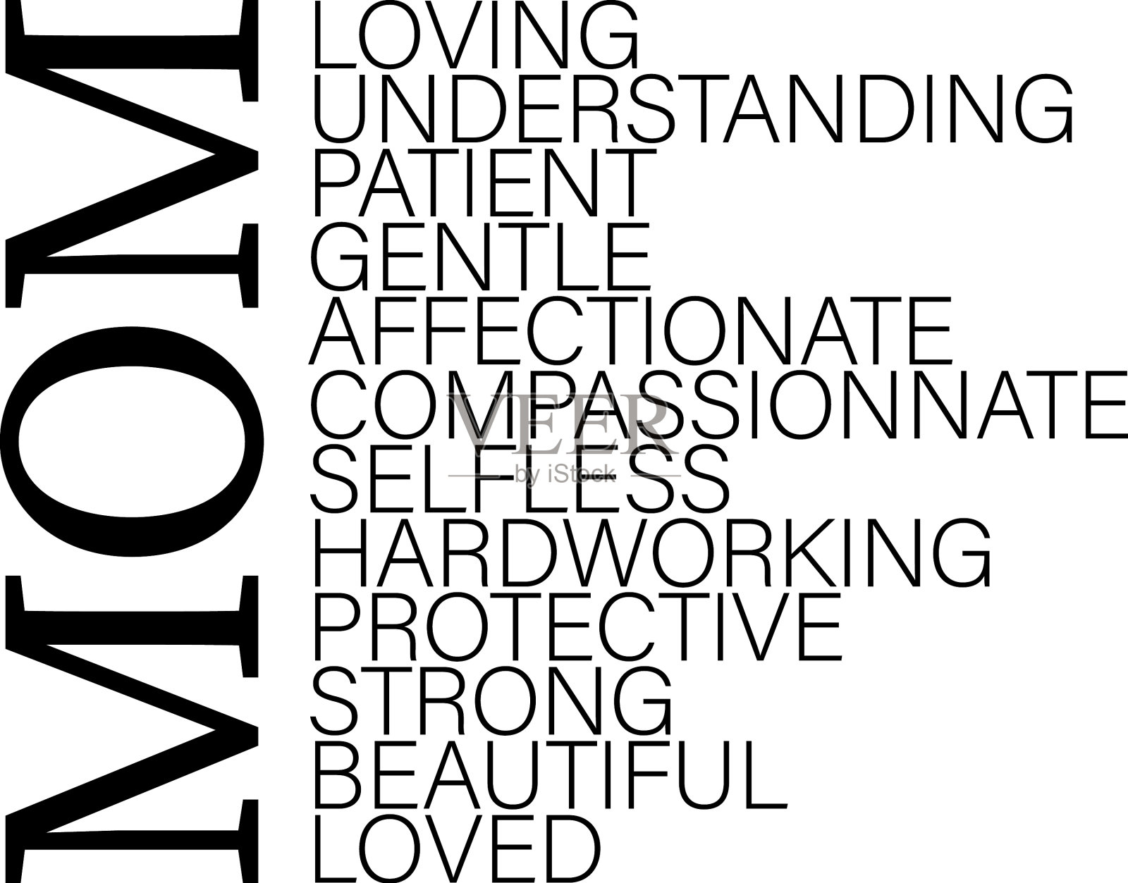 妈妈爱插画图片素材