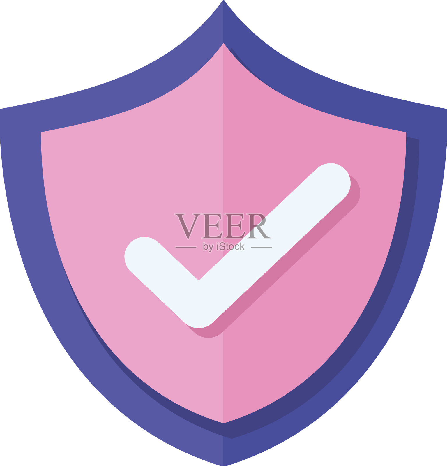 盾复选标记图标素材