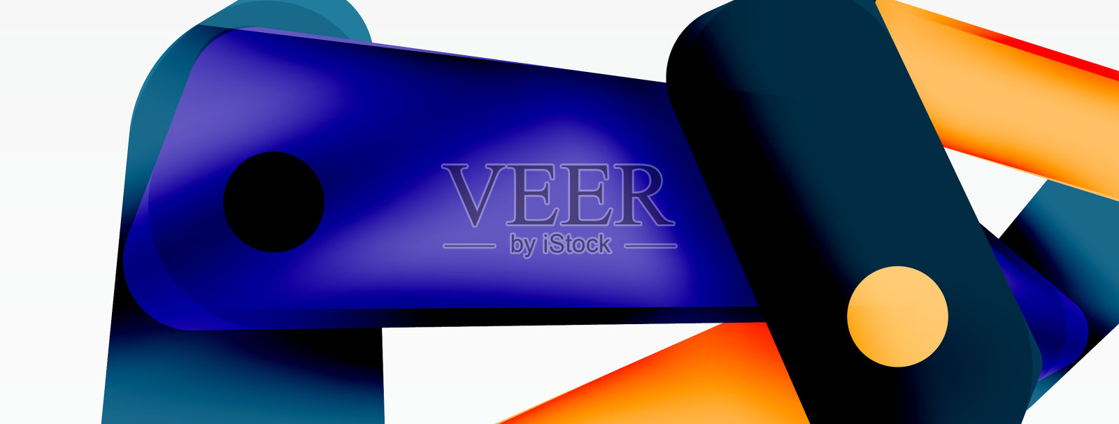 科技简约几何墙纸创意插画图片素材