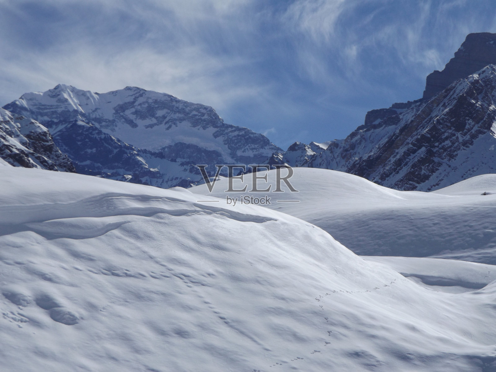 山上的雪照片摄影图片