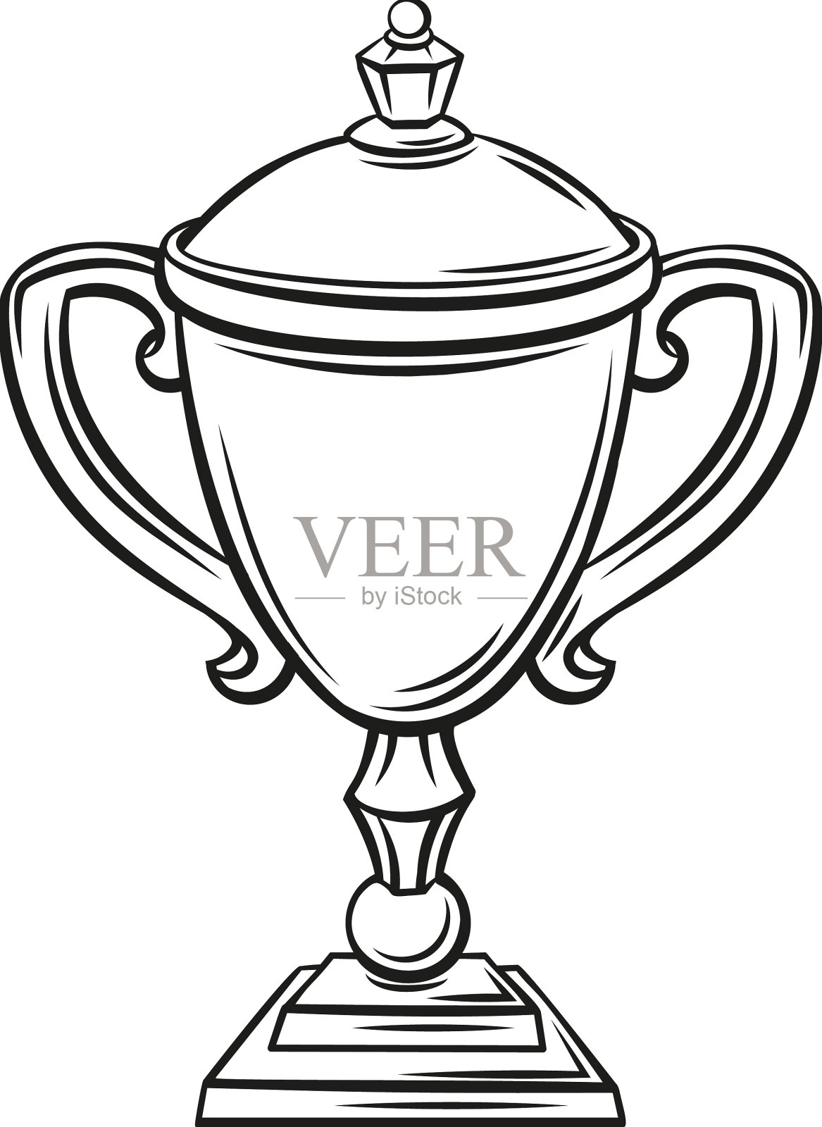 杯轮廓图标设计元素图片