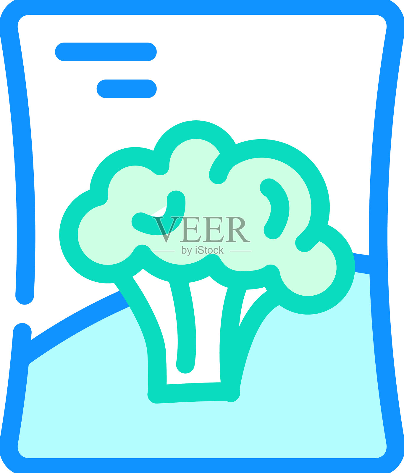 包装花椰菜颜色图标设计元素图片