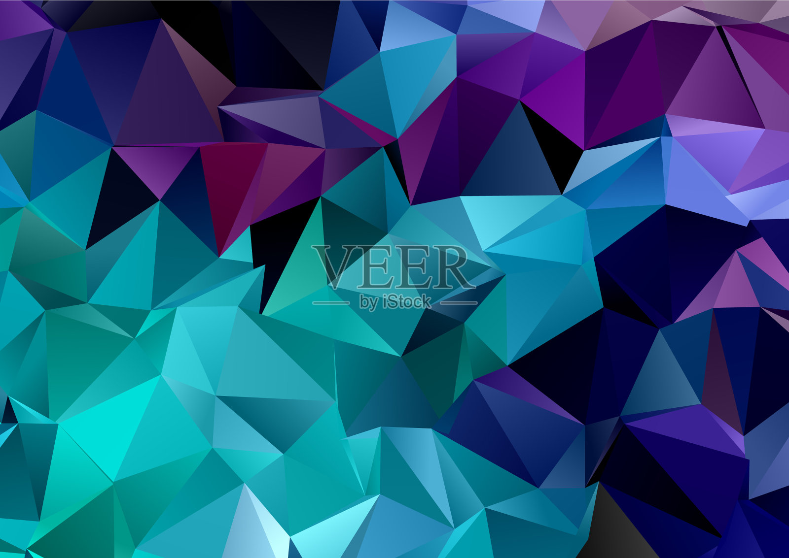 抽象背景与低聚设计插画图片素材