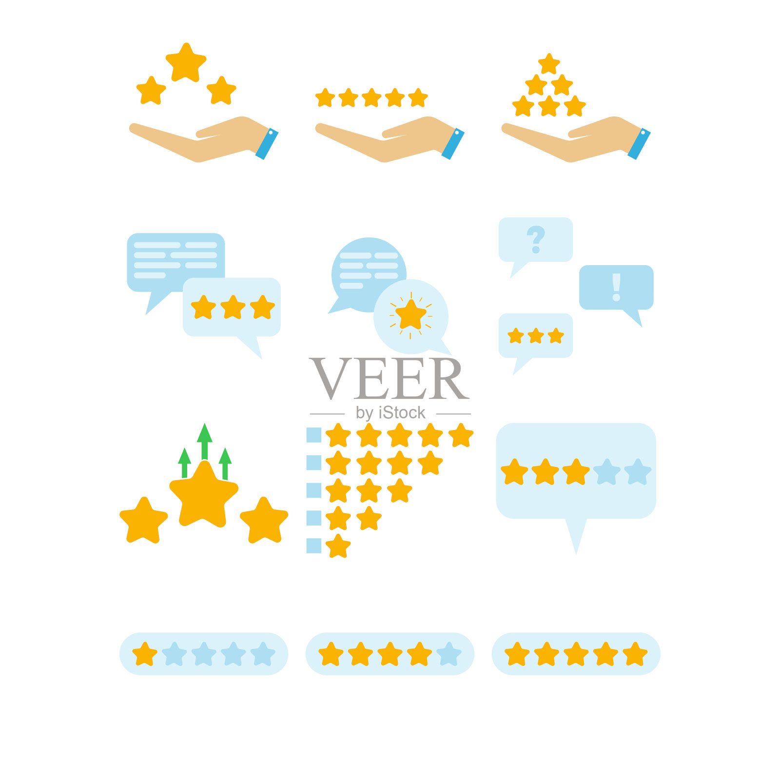 客户反馈图标设置满意程度和图标素材