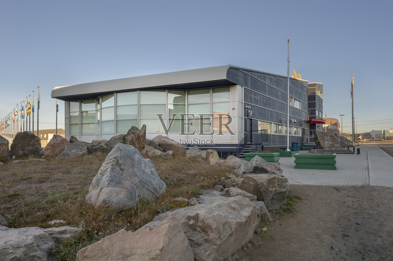 努纳武特立法机关外观照片摄影图片