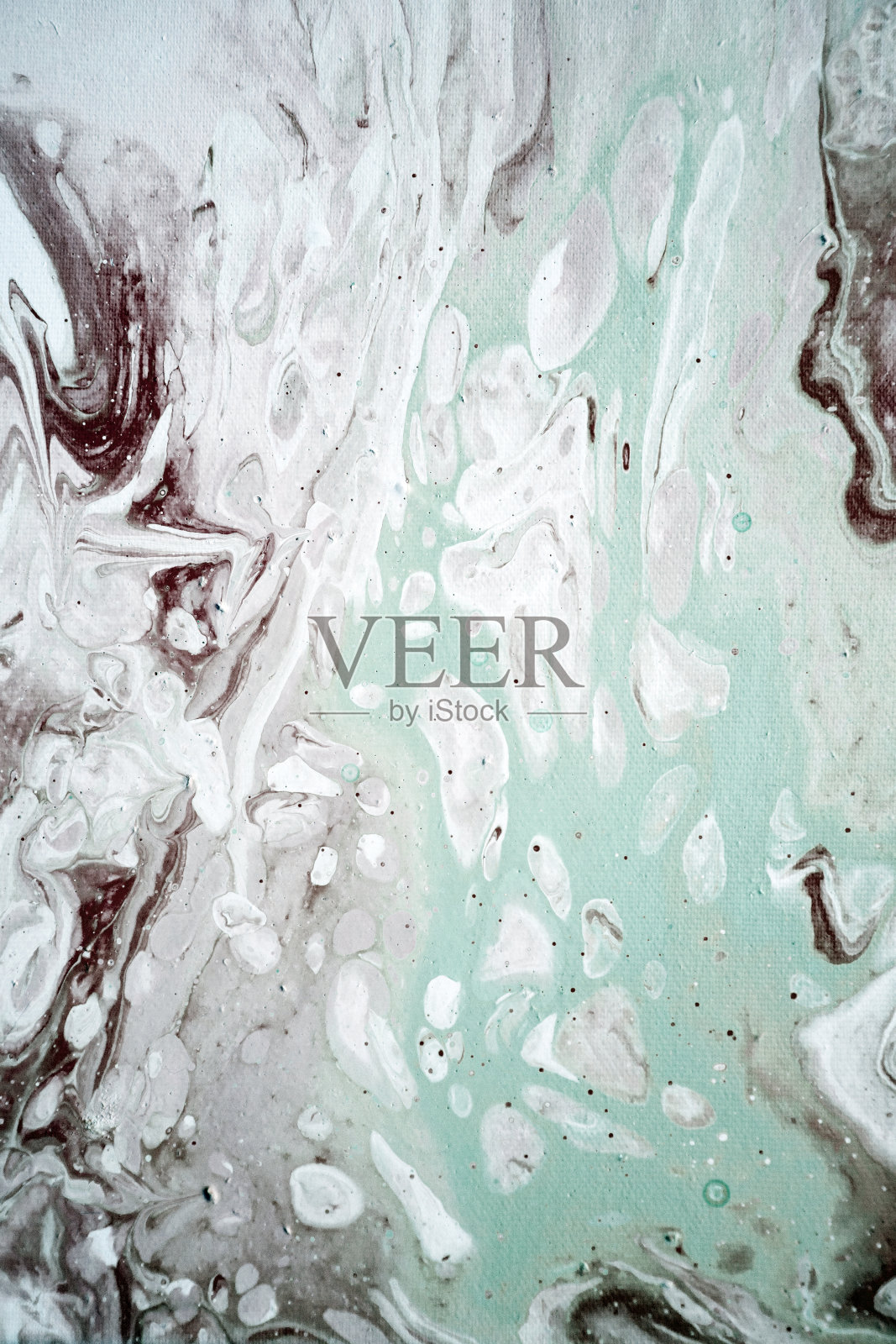 手画的背景。混合丙烯酸涂料。液体大理石纹理。照片摄影图片