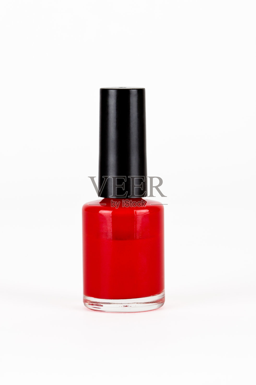 红色指甲油瓶照片摄影图片