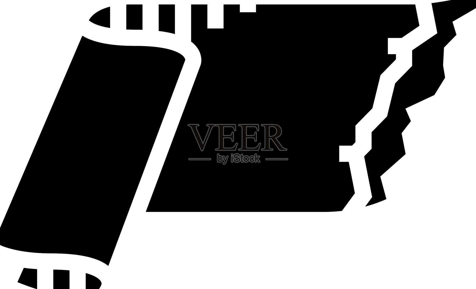 纸丝带横幅设计雕文图标插画图片素材