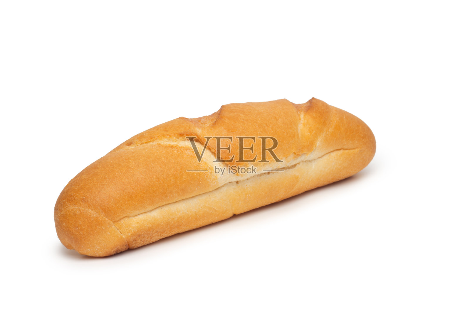 白色背景的热狗卷照片摄影图片