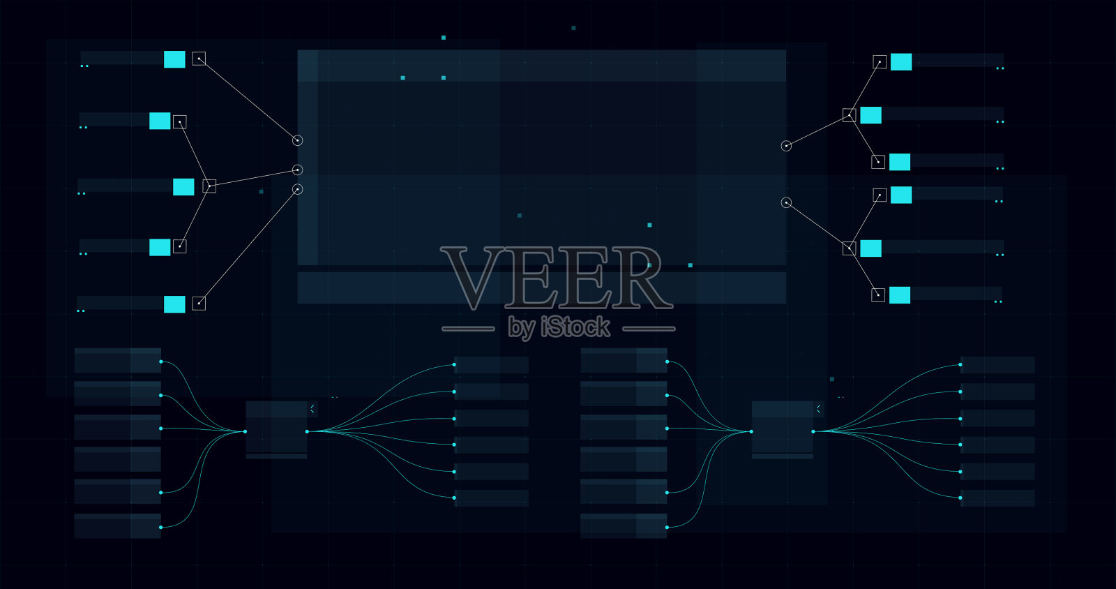 Hud fui模板宽屏无文本009插画图片素材