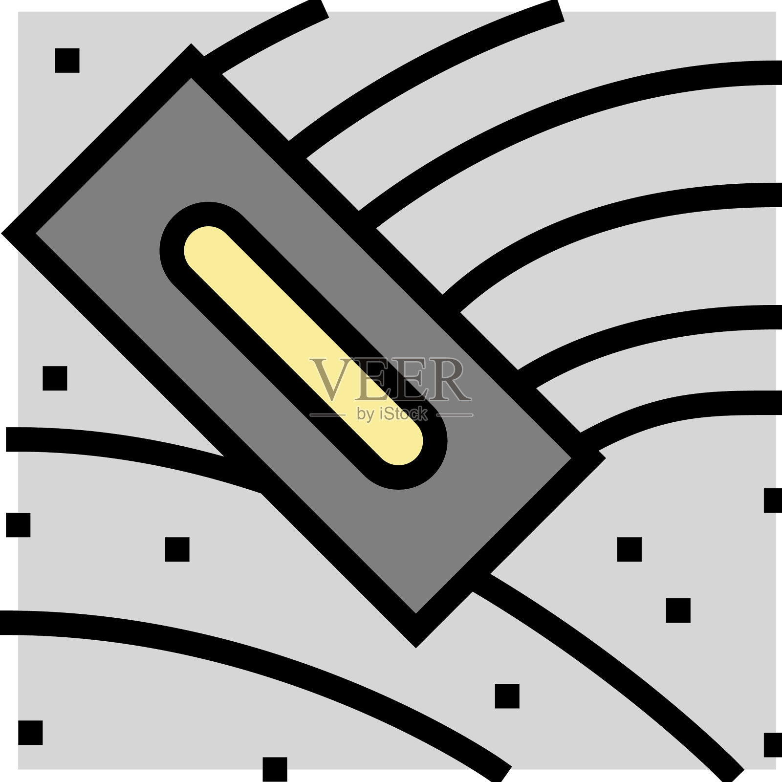 墙面腻子颜色图标插画图片素材