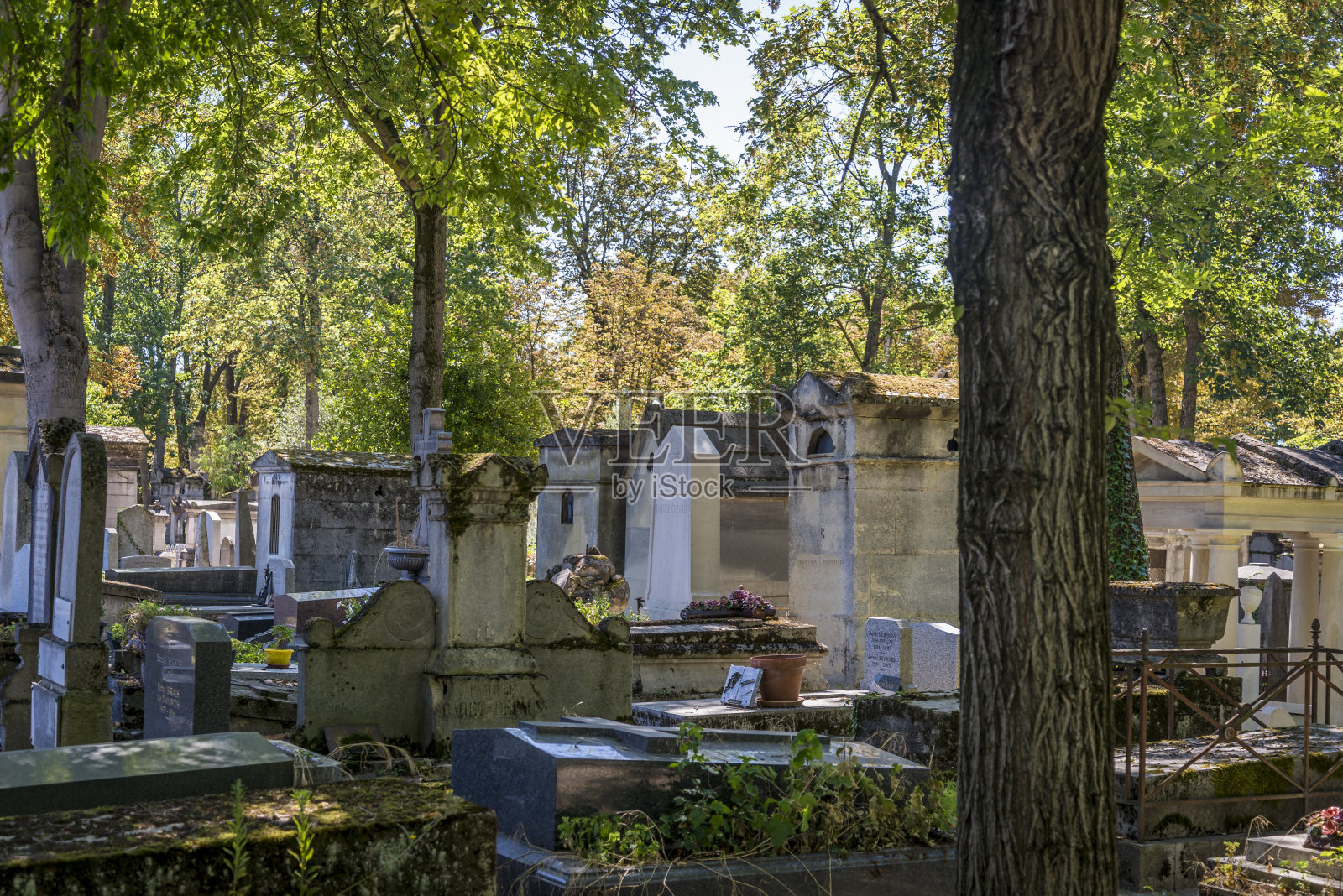 Pere Lachaise公墓,巴黎,法国照片摄影图片