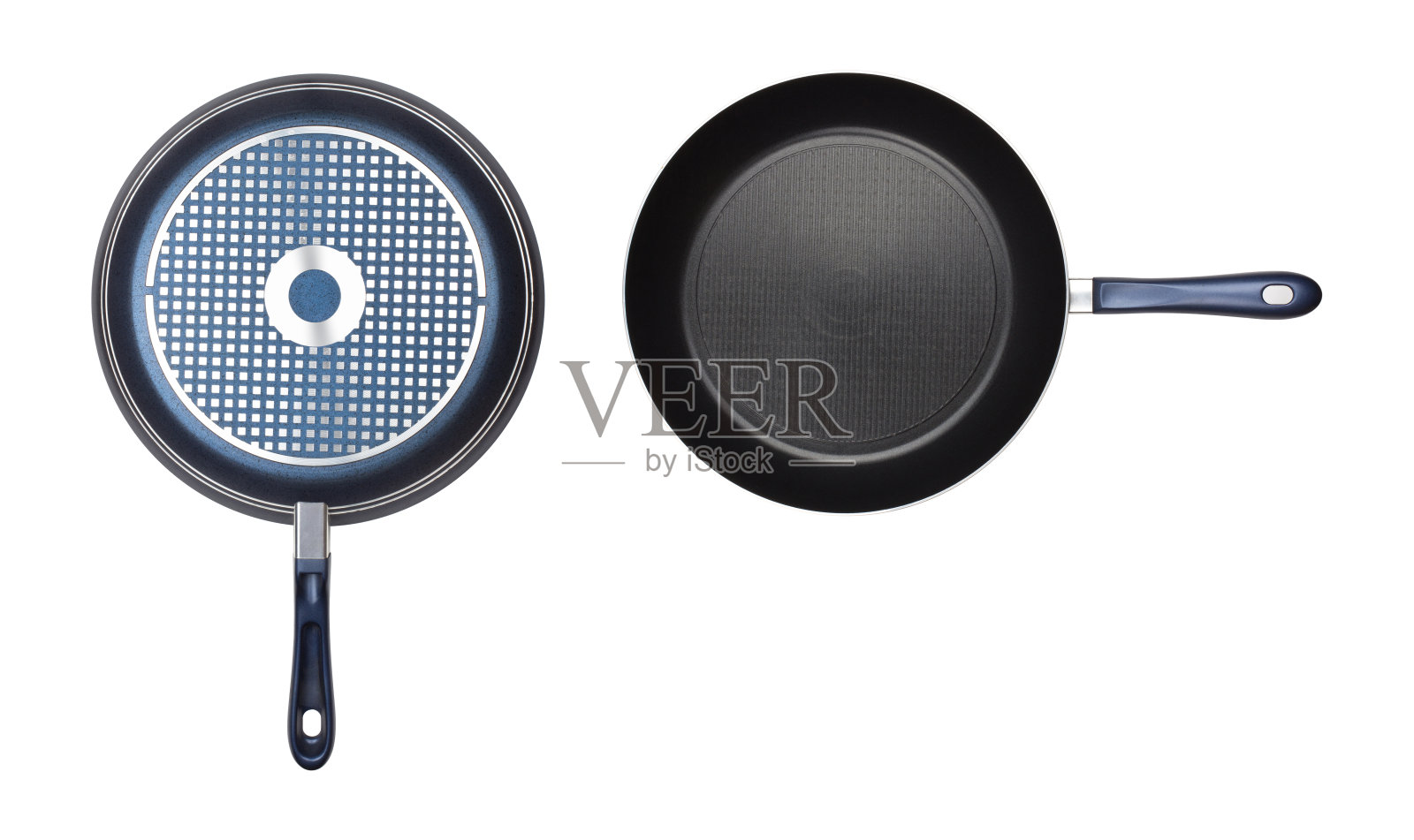 两个煎锅分开照片摄影图片