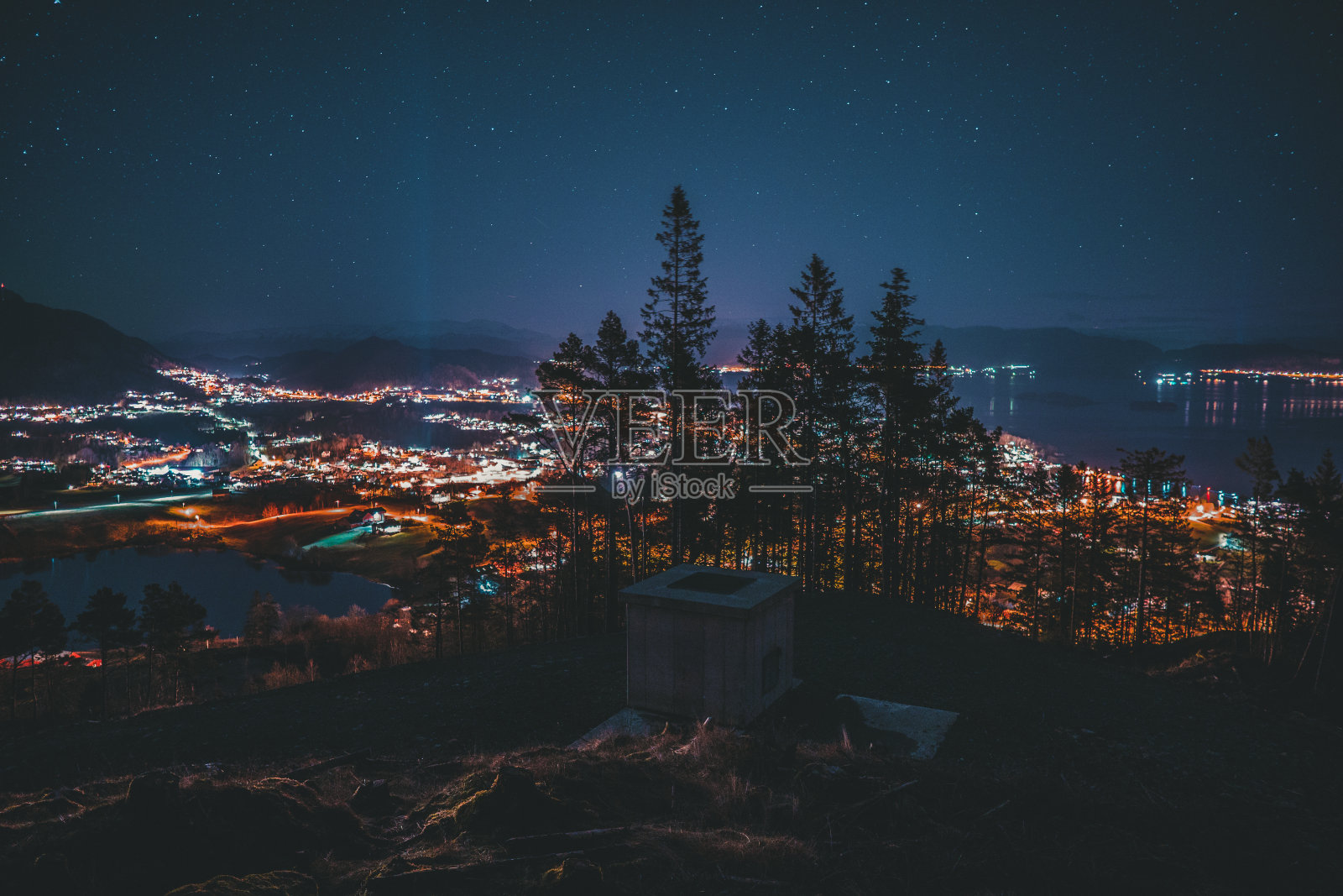 奥斯陆的风景,比约纳约登市,挪威照片摄影图片
