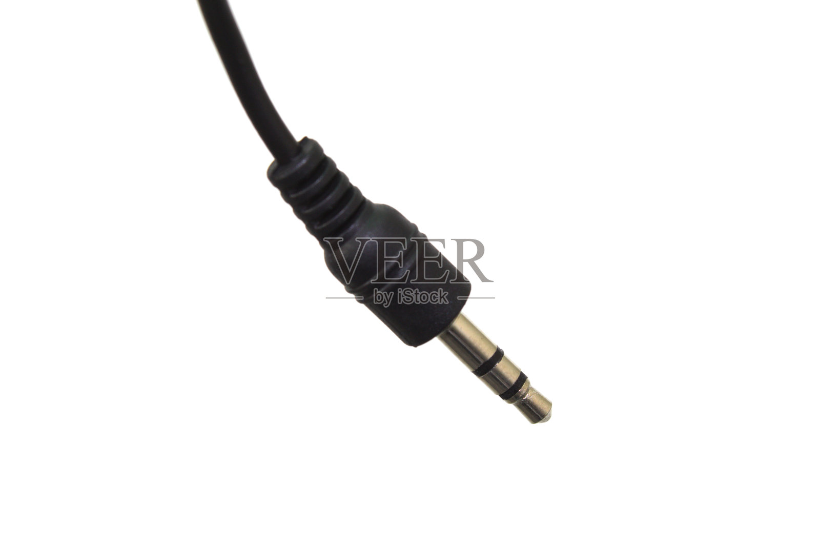 用于耳机和耳机的音频迷你插孔插头照片摄影图片